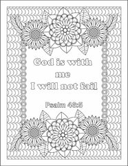 Bible Verse Digital Coloring Book 40 Pages - Best before food