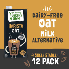 Earth's Own - Oat Milk Barista Edition | 12 Pack - 946ml - Best before food