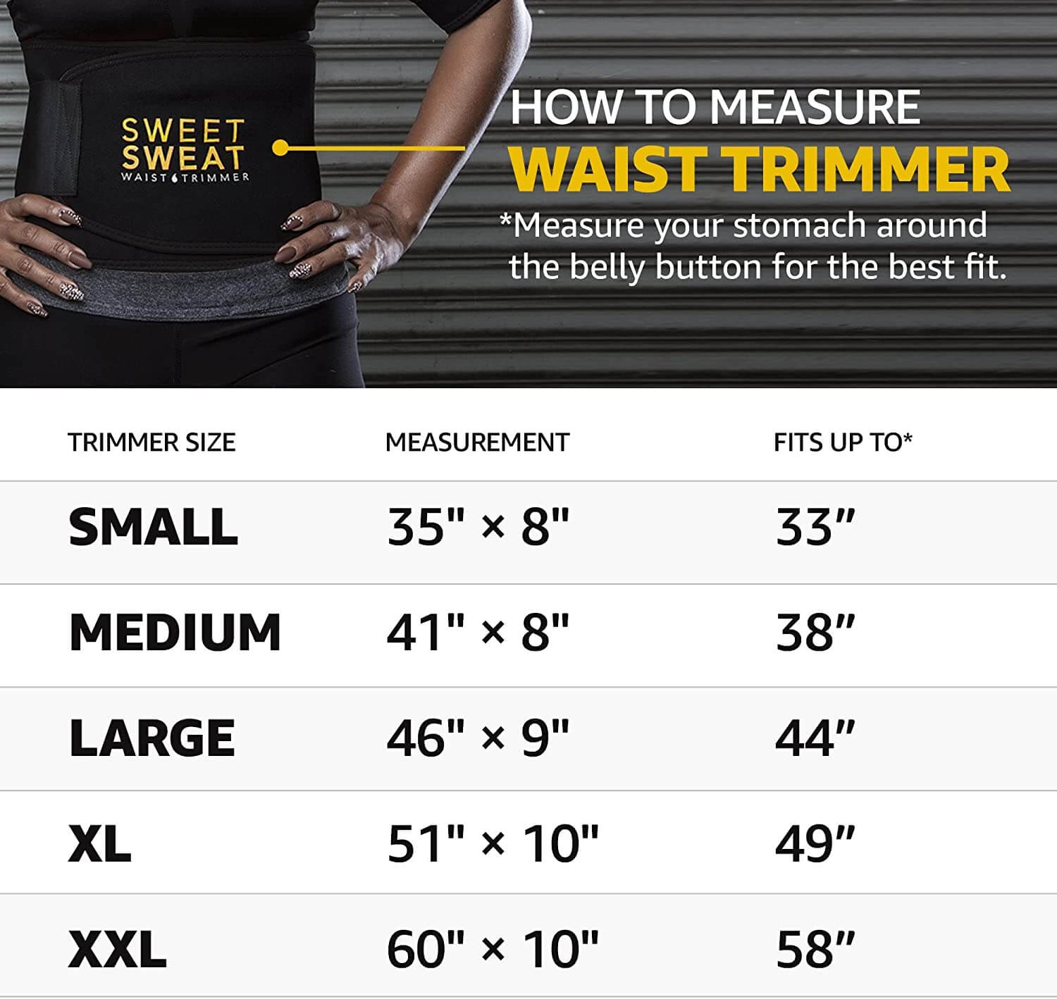 Sports Research Sweet Sweat Waist Trimmer- Men & Women - Best before food