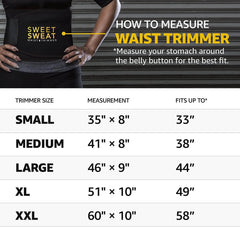 Sports Research Sweet Sweat Waist Trimmer- Men & Women - Best before food
