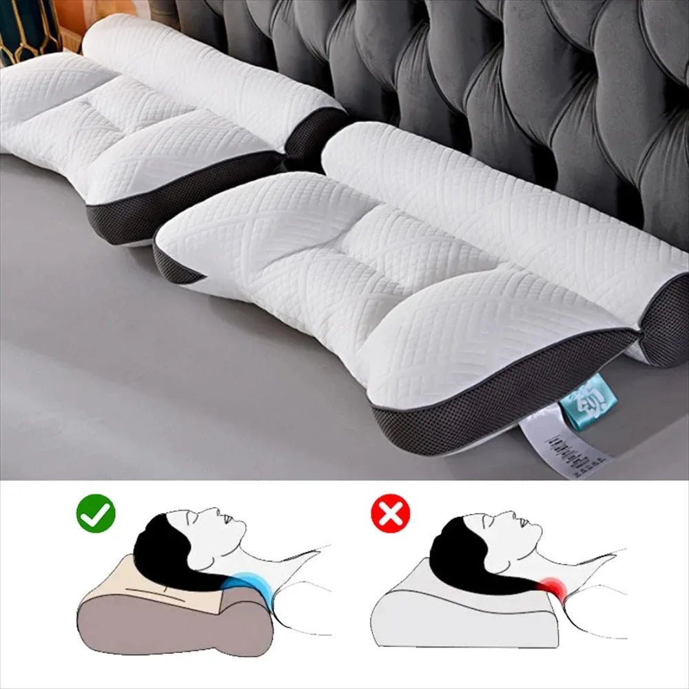 Memory Cotton Sleep Pillow for Neck Support - Image 3